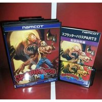 Splatterhouse 3 Game Card with Box and Manual for 16 Bit Sega MD Megadrive Genesis System