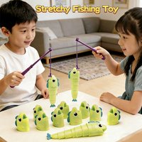 Fishing Game Toy Extendable Fishing Board Game Fun Family Entertainment Competitive Games for Children Adults Interactive Toy