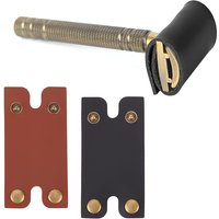 Single Piece Cover for Razor Heads, Designed to Protect Double Edge Razors,Ideal for Men Using Butterfly Shavers,Snap Closure