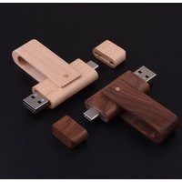 Wooden TYPE-C USB Flash Drive 128GB Creative Business Gifts Memory Stick 64GB USB-C Pen Drive 32GB USB Stick Pendrive 16GB 8GB