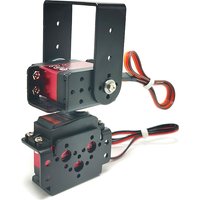 2 DOF Rotating Robot Manipulator MG996 Metal Alloy Mechanical Gimbal Kit For Arduino Robot for Ps2 Control Programmable DIY Kit
