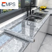 10M x 80CM Marble Self Adhesive Wallpaper Waterproof Oil Proof Kitchen Stickers Decorative Film Home Decor