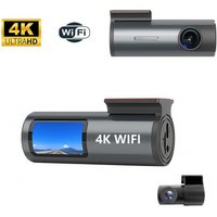 4K 1.47Inch Dash Cam Dual Lens Ultra HD Real Car DVR Camera WIFI GPS APP Rear View Night Vision WDR Video Recorder 24H Parking