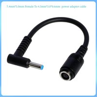 10pcs /lot 7.4*5.0 Female To 4.5*3.0 7.4 To 4.5 Suitable for HP Tips Power Adapter Connector Cable