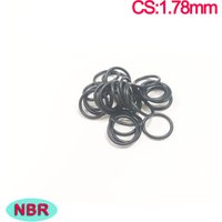 10PCS NBR Seal Rings Thickness/CS 1.78mm Strip Rubber O-Ring Gasket Replacement Washer Oil Resistance Auto AS-568