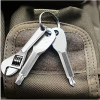 AliExpress NONE 3pcs mini portable screwdriver set, multifunctional mini wrench keychain - suitable for bicycle and motorcycle repair tools