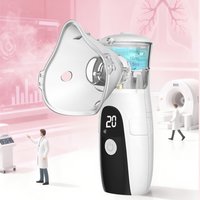 Nebulizador Portátil Ultrasónico Silencioso, Inhalador Médico Portátil, Atomizador de Aerosol para Niños y Adultos