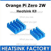 Factory 4-20pcs/lot DIY All Aluminum Heatsink Kit Set With Thermal Adhesive Tape Heatsinks Apply for Orange Pi Zero 2W