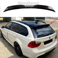 SPOILER EXTENSION for BMW 3 E91 M-PACK FACELIFT 3 Series Touring 2005-2012 ABS Plastic Rear Roof Car Tail Trunk Wing