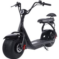 Two Seater Electric Scooter 1500W 60V 12AH 20AH Lithium Battery Large Tire Parent Child Outdoor Transport Vehicle
