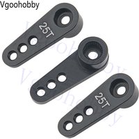 3Pcs Metal 25T Servo Horn 25 Teeth Steering Arm for Futaba Savox Power HD HSP Motor for Wltoys Traxxas Axial 1/8 1/10 Car Truck