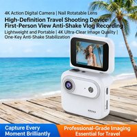 Y360 4K Ultra HD Action Camera With Flip Screen Recording VLOG-Ready Image Stabilization Wide-Angle Lens Cycling Camera