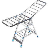 3 Tiers Clothes Drying Rack Outdoor, Drying Rack for Clothes Foldable, Laundry Drying Rack Hanger, Clothes Drying Rack Stainless