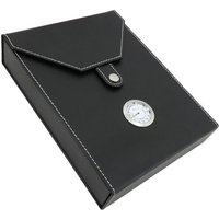 Household Portable Cigar Humidor Creative Leather Travel Case Cedar Wood Moistureproof Storage Box