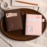 M5 PU Leather Binder Portable Pocket Journal High Aesthetic Instagram Style Travel Notebook for Daily Use