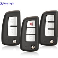 jingyuqin 2/3 Buttons Remote Key For Nissan Qashqai J11 Pulsar C13 Juke F15 X-Trail T32 Micra