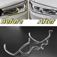 New For BMW 5 Series G30 G38 LCI 2018-2020 LED DRL Daytime Running Light Guide Replacement Headlight Angel Eyes Plexiglass