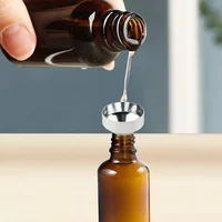 1/5/10Pcs/set Mini Small Funnel Aluminum Alloy Perfume Dispenser Liquid Dispensing Tool Toner Makeup Water Dispensing Tool