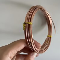 5m Length 2.0mm Pure Copper Wire 12 Gauge Bare Solid round Copper Length 16.4 Feet One Roll for Electronics And DIY Projects
