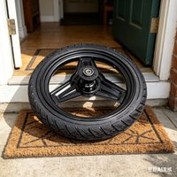 14 Inch Folding Electric Scooter Front Wheel 14x2.125 Vacuum Solid Tire Iron Hub Wheel Assembly For E-scooter Kickscooter Parts