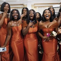 Customized Orange Bridesmaid Dresses for Women Tulle Straps Corset Satin Mermaid Bridal Party Gowns vestido de fiesta de boda