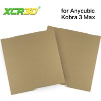 Anycubic Kobra 3 Max Combo pei texture Kobra3 max Build Plate K3M K3MC PEO PET PEY Spring Steel Sheet HeatBed Accessories 430mm