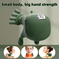 2-in-1 heated shoulder and neck massager, imitating hand massage to fit the skin. Shoulder and neck massage master lower abdomen