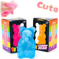 Needoh Sensory Gumdrop Bear Toy Non-toxi Reliever Fidget Anxiety Relief Stress Focus Calm Down ADHD Toy For Adults Party Gift
