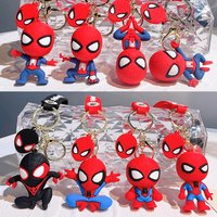 Cartoon Keychain Pvc Silicone Pendant Cute Q-Version Car Keychain Bag Pendant As A Holiday Gift For Friends