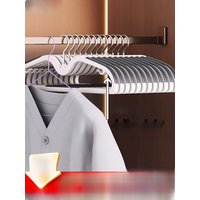 Short Neck Clothes Hanger Home Use Anti-Slip Seamless Short Neck Style Narrow Clothes Hang Prevent Shoulder Angle Space Dryer