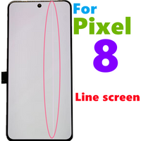 Original LCD For Google Pixel 8 LCD For Google Pixel 8 Display LCD Screen Touch Digitizer Assembly Used With Line