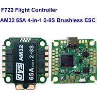 DYS F7 F722 Stack Flight Controller 30x30 / AM32 65A 4-in-1 2-8S Brushless ESC / for FPV Racing Drone Freestyle Drone Quadcopter