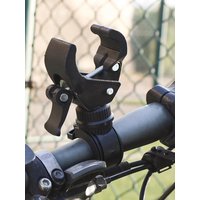 AliExpress NONE 360 degree rotating bicycle light bracket, road bicycle LED flashlight bracket, universal flashlight bracket headlight clip