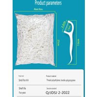 100pcs Portable Disposable Dental Floss High Pull Toothpicks Stick Cleaner Between Teeth Interdental Brush Oral Hygiene Care