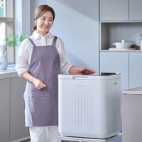 Korean Mini Kimchi Car Refrigerator 32L Tempered Glass Direct Cooling High-End Simple