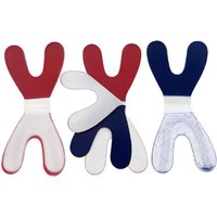 2books/Box Disposable Dental Articulating Paper Double Y Type Blue Red Bite Paper Dental Materials Supplies
