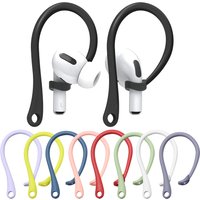 Fashion 1 Pair Silicone Anti-lost Earhook for Apple AirPods 1 2 3 Pro Sports Anti-drop Ear Hook Wireless Earphone Ear Hook Black