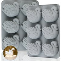1 Silicone Swan Mold for Wedding Cake Thick Non-Stick Candy Mousse Mold Wedding Cake Chocolate Pudding Candy Mousse Dessert
