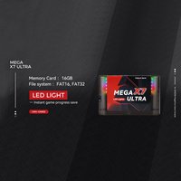 LED Light Mega X7 Ultra Instant Save Game Cartridge for SEGA GENESIS Mega Drive MegaDrive Game Console With Manual Support 32x