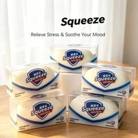 ASMR Crunchy Soap Ball Stress Ball - Squishy Fidget Toy Soft Squeeze Anti-Stress Anxiety Relief Hand Decompression Toy for Relax