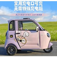 Fully enclosed electric tricycle household small women new energy elderly battery old man music