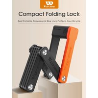 AliExpress West Biking WEST BIKING Foldable Bicycle Lock High Security Anti-theft Cycling Lock Portable MTB Road Bike Chain Lock With 3Keys Accessories