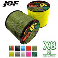 JOF Braided Fishing Line 8 Strands 300/500/1000M Spinning PE Multifilamento Japan Carp Fly Sea Saltwater Weave Extreme Strong