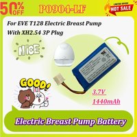 High Quality P0904-LF 3.7V 1440mAh Rechargeable Li-ion Battery Replacement for EVE T128 Electric Breast Pump With XH2.54 3P Plug