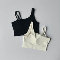Women's High-Intensity Sports Bra Fitness Running Vest Integrated Back Waist Cinching Yoga Pilates Top