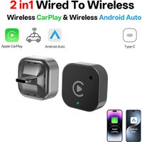2026 Latest Wireless CarPlay Apapter CarPlay & Android Auto,Type-C Port,Converts Wired to Wireless,Plug & Play