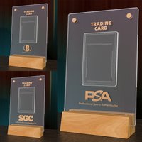 PSA BGS CSG CGC SGC graded slab guard case Desktop Stand holder protector display storage box frame for pokemon nba TCG Cards