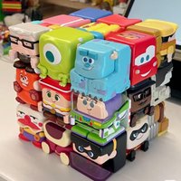 Genuine Popmart Disney Pixar Pop Cube1-2-3 Series Trendy Handmade Blind Box Gift Decoration