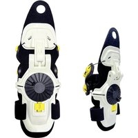 Ochraniacz na nadgarstek do motocykla X8, biało-żółty, rozmiar M/L, element wyposażenia ochronnego do motocykla.