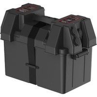 Battery Carrier Motor Battery Box USB Ports Portable Trolling Motor Battery Box for SUV Boat Marine Travel Camping